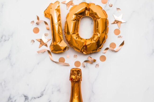 10-jarig jubileum