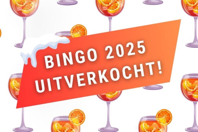 BINGO 2025 UITVERKOCHT!